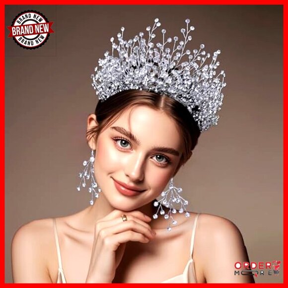 Rhinestone Headband for Weddings Parties Proms Boho Crown Hair Accessory main image 5